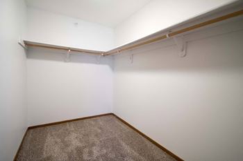 Large closets at Northridge Apartments in Gretna, NE